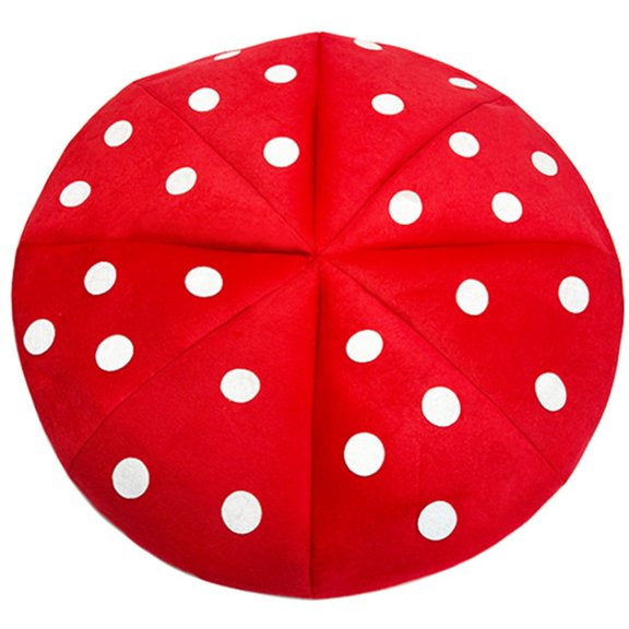 Yokua Playfulness Dotted Mushrooms Hat Soft Plush Hat Stage Performances Hat