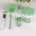 thumbnail image 4 of Guardurnaity Juego de 9 unidades de cuencos para mezclar DIY para mujeres, Kit de herramientas para mezclar crema para el cuidado de la piel Facial Cuentagotas de vidrio y botellas verde oscuro, 4 of 6