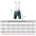 thumbnail image 3 of Santic Mens Cycling Bib Shorts Padded Cycle Bib Tights Mens Padded Biking Shorts Gray XL, 3 of 9