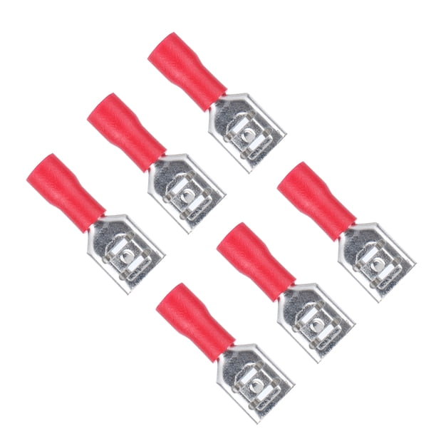 Terminales Conector De Cable De Pala Aislado FDD1.25-250 Hembra Robusto Durable Estable Conveniente Terminal De Engarzado Eléctrico