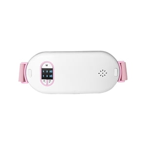 EGNMCR Portable Heating Pad, Heating Pad For Back Pain With 3 Heat Mode And 3 Vibration Massage Modes, Portable Electric Fast Heating Wrap Belt For Women Heating Pads