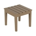 thumbnail image 5 of WestinTrends Ashore Oversized Outdoor Side Table, 18 Inch All Weather Poly Lumber Adirondack Patio Side Table Square End Table, Weathered Wood, 5 of 6