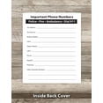 thumbnail image 3 of Magnetic Notepad, Peel and Stick Business Card Magnet, Box of 100 Marketing Supply Note Pads (No Place Like Home), 3 of 4