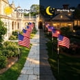 thumbnail image 4 of 4th of July Patriotic Solar Stake Lights,Waterproof American Flag LED Lights,Ideal for Independence Day,Garden,Patio,Pathway,Outdoor Decor, 4 of 6