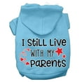 thumbnail image 3 of Pet, Dog  Cat Hoodie Screen Printed, "I Still Live With My Parents", 3 of 10