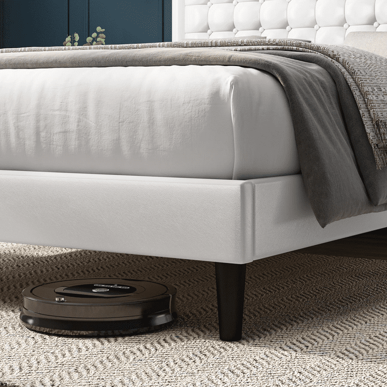 Free Shipping! Homfa Queen Size Bed, Button PU Leather Free Shipping! Homfa Queen Size Bed, Button PU Leather