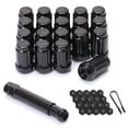 thumbnail image 1 of M12x1.5 Lug Nuts M12-1.50 Lug Nuts Black Spline Lug Nuts 12x1.5 1.38" Long Set of 20 Wheel Lug Nut 12mmx1.5 Lug Nuts Acorn Fit for Honda Accord CRV Civic, 1 of 1