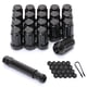 thumbnail image 1 of M12x1.5 Lug Nuts M12-1.50 Lug Nuts Black Spline Lug Nuts 12x1.5 1.38" Long Set of 20 Wheel Lug Nut 12mmx1.5 Lug Nuts Acorn Fit for Honda Accord CRV Civic, 1 of 1
