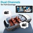 thumbnail image 2 of Cámara dual Fodkh para coche de bebé para 2 niños, visión nocturna HD de 6.9 pulgadas, 2 of 7
