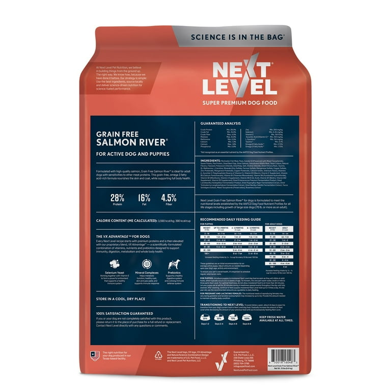 Salmon River Grain-Free Dry Dog Food 15lb photo 3