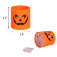 thumbnail image 3 of 6pcs LED Pumpkin Lantern Home Decor Halloween Creative Simulation Printing Smiley Electronic Candle Lantern, 3 of 4