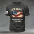 thumbnail image 5 of FUZHIQ 4th Of July 250th Shirts for Mens American Flag Print Soft Breathable 250th Anniversary Shirt Slim Fit Independence Day Top, 5 of 6