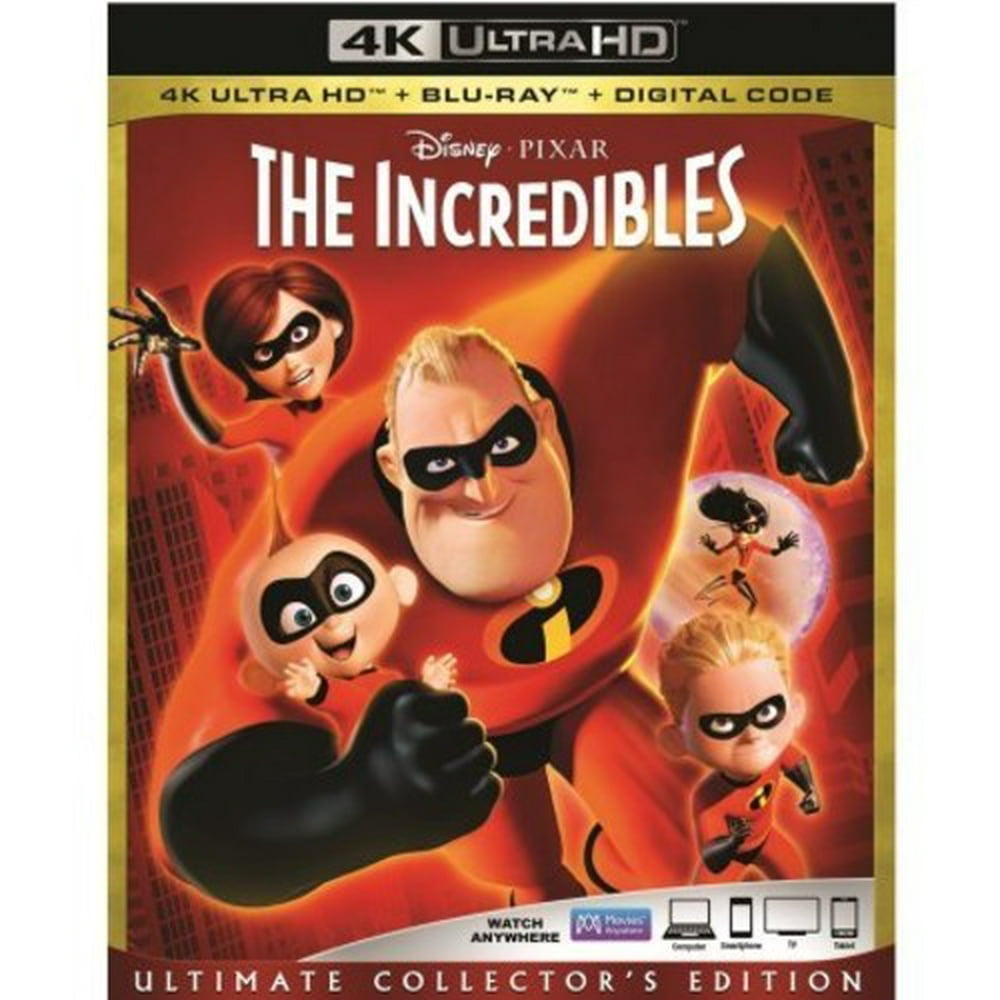 The Incredibles (4K Ultra HD + Bluray + Digital Copy)