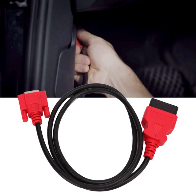 Cable de PrueBa OBD2, Cable de Diagnóstico Impermeable ABS de Goma para maxisys MS906 MS906TS Scanner