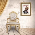 thumbnail image 3 of Vintage Apple Collection 18x24 Gold Ornate Wood Framed with Double Matting Museum Art Print Titled - Gevaert II, 3 of 4