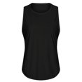 thumbnail image 1 of Camiseta de yoga de primavera y verano, blusa sin mangas para mujer, blusa de yoga holgada, transpirable y de secado rápido, 1 of 6