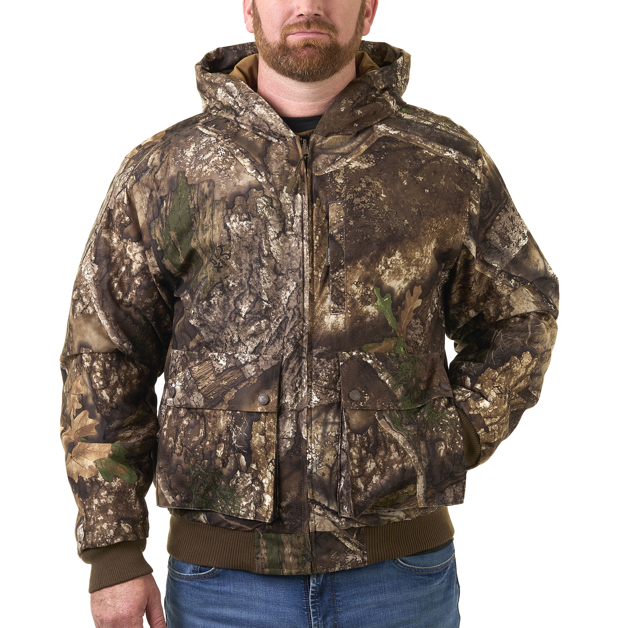 Realtree APX Men's Reversible Work to Hunt Jacket, Bomber, Sizes S-3XL
