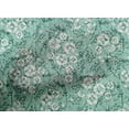 thumbnail image 4 of oneOone Cotton Poplin Light Mint Green Fabric Geometric & Floral Texture Craft Projects Decor Fabric Printed By The Yard 56 Inch Wide, 4 of 4