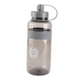 thumbnail image 1 of Botella de agua deportiva portátil de gran capacidad, de plástico, para exteriores, con pajita, para fitness, color gris, 2 l, 1 of 5