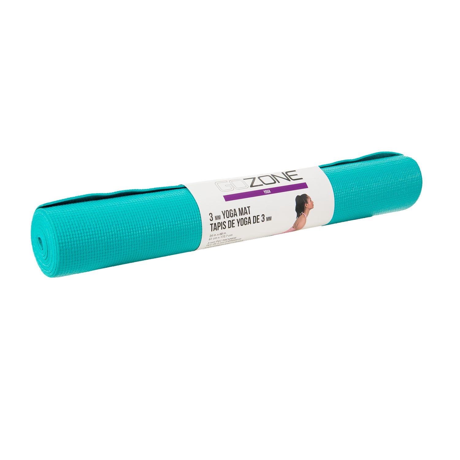 3mm PVC Solid Teal Yoga Mat