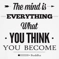 thumbnail image 3 of CafePress - Buddha Saying The Mind Is Everything ... Ringer - 100% Cotton Ringed T-Shirt, 3 of 4