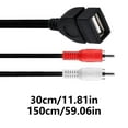 thumbnail image 5 of USB2.0 Female to 2RCA Sound Cable USB to Male 2RCA Splitter for Phone Home, 5 of 8