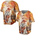 thumbnail image 3 of Happy Thanksgiving Maltese Give Thanks Fall Beanie Scarf Welcome All Over Print 3D Baseball Shirt Maltese Dog Lover Gifts Idea Softball Sport - 00020, 3 of 6