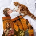 thumbnail image 3 of Percy Jackson Blanket Flannel Soft Sofa Bed Throw for Sofa Birthday Gift, 3 of 13