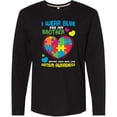 thumbnail image 3 of Inktastic I Wear Blue for my Brother Autism Awareness Long Sleeve T-Shirt, 3 of 5