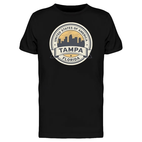Stamp Or Label Of Tampa Tee Men's -Image by Shutterstock