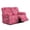 Pink-Gift Box Lip Heart, variant on SCRAWLGOD Leopard Print Loveseat Recliner Slipcover Stretch Reclining Cover Washable Non Slip Recliner Cover with Pocket