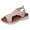Khaki, variant on Flip Flops for Women Boho Flower Slip on Wedge Sandals Casual Summer Platform Orthopedic Walking Shoes Beige Size 6
