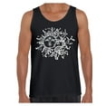 thumbnail image 1 of Awkward Styles Sun and Moon Tank Top for Men Patterned Tanks for Men Men's Fashion Collection Tracery Tank Top for Dad Indian Pattern T-Shirt for Men Gifts for Husband Sun and Moon Shirts Sun T-Shirt, 1 of 4