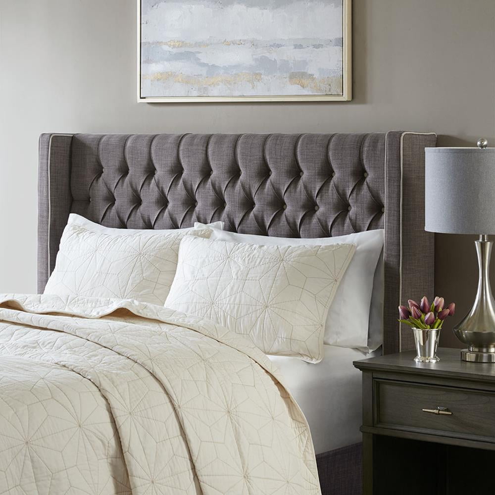 Madison Park Amelia Upholstery Headboard Queen - Walmart.com - Walmart.com