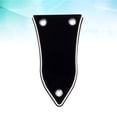 thumbnail image 1 of SHINYPASING Black Durable 3 Holes Truss Rod Cover for Electrical Guitar and Bass with Protective Design, 1 of 8