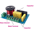 thumbnail image 3 of 4PCS 200W 3-Way Audio Hifi Filter Circuit Board Stereo Speaker Crossover Filters Treble/Bass 3 Unit Frequency Dividers, 3 of 6
