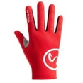 thumbnail image 5 of Guantes de bicicleta de dedos completos guantes antideslizantes para deportes de verano (rojo L), 5 of 5