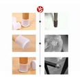 thumbnail image 4 of maytalsory Silicone Chair Leg Caps Feet Cover Pads Protectors Clear Round, 4 of 9