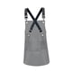 thumbnail image 5 of Delantal transparente, delantal de color, delantal de cocina, arte impermeable con bolsillo grande, negro, 5 of 9
