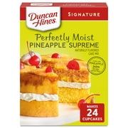 Duncan Hines Signature Perfectly Moist Pineapple Cake Mix, 15.25 oz