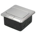 thumbnail image 2 of Ground Plug Socket EU Standard Stainless Steel Embedded Floor Outlet Box with Intall Tool AC 250V, 2 of 10