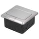 thumbnail image 2 of Enchufe de tierra, caja tomacorriente de suelo integrada de acero inoxidable estándar de la UE con herramienta instalada, CA 250V, 2 of 8