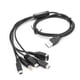thumbnail image 1 of Game Accessories 5 in 1 USB Charging Cable for GBA SP for WII U 3DS for NDSL XL for DSI for PSP, 1 of 1