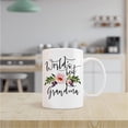 thumbnail image 2 of Best Grandma Mug Cup,World''s Best Grandma Floral Ceramic Mug-11oz Coffee Milk Tea Mug Cup,Grandmother Grandma Birthday Mother''s Day Gifts From Grandson Granddaughter Grandkids, 2 of 5
