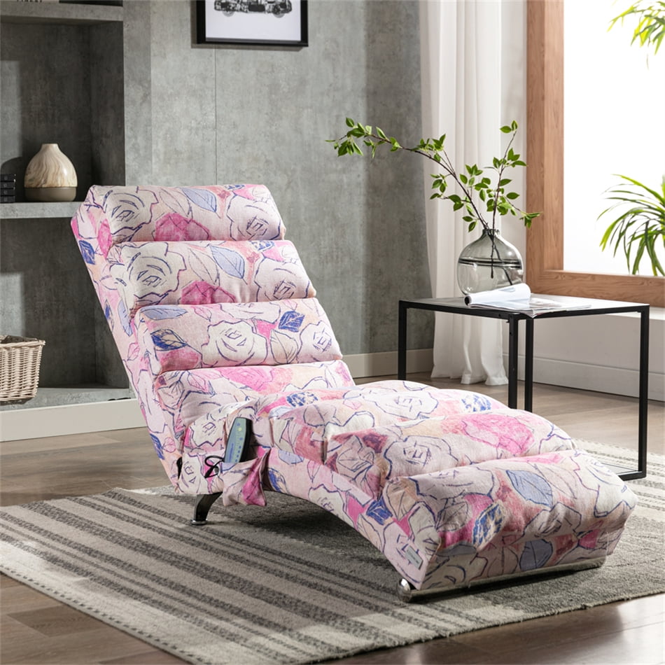 Linen Chaise Lounge Indoor Chair, Modern Upholstered Lounge Sofa Linen