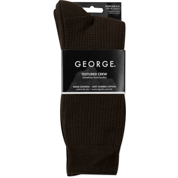 Men's Cotton Textured Crew Sock