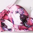 thumbnail image 4 of Women's Bikini Set Underwire Steel Bra Fashion Digital Print High Waist Two Piece Sexy Swimsuit for Beach Summer Vacation,Pink,XL, 4 of 8