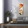 thumbnail image 3 of Epic Graffiti 'Poesie Florale Panel I' by Lisa Audit, Canvas Wall Art, 20"x60", 3 of 9