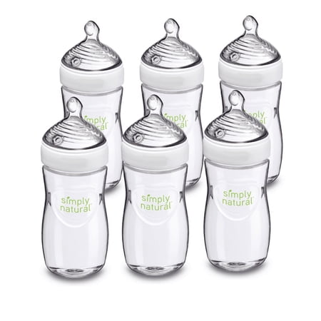 NUK Simply Natural Bottle Set, 6-Pack