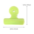 thumbnail image 4 of Shisuyan 16pcs Plastic Clips Bag Clips File Ticket Holder Student Test Paper Clips Food Snack Sealing Clip for Office School Home (Random Color), 4 of 8